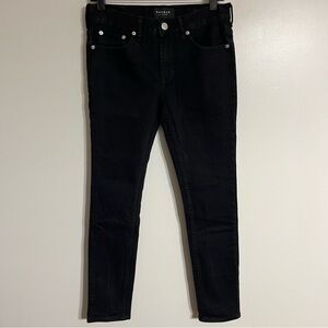 Women’s Pacsun Black Low Rose‎ Skinny Denim Jeans Size 28 X 30 Rockstar Skater